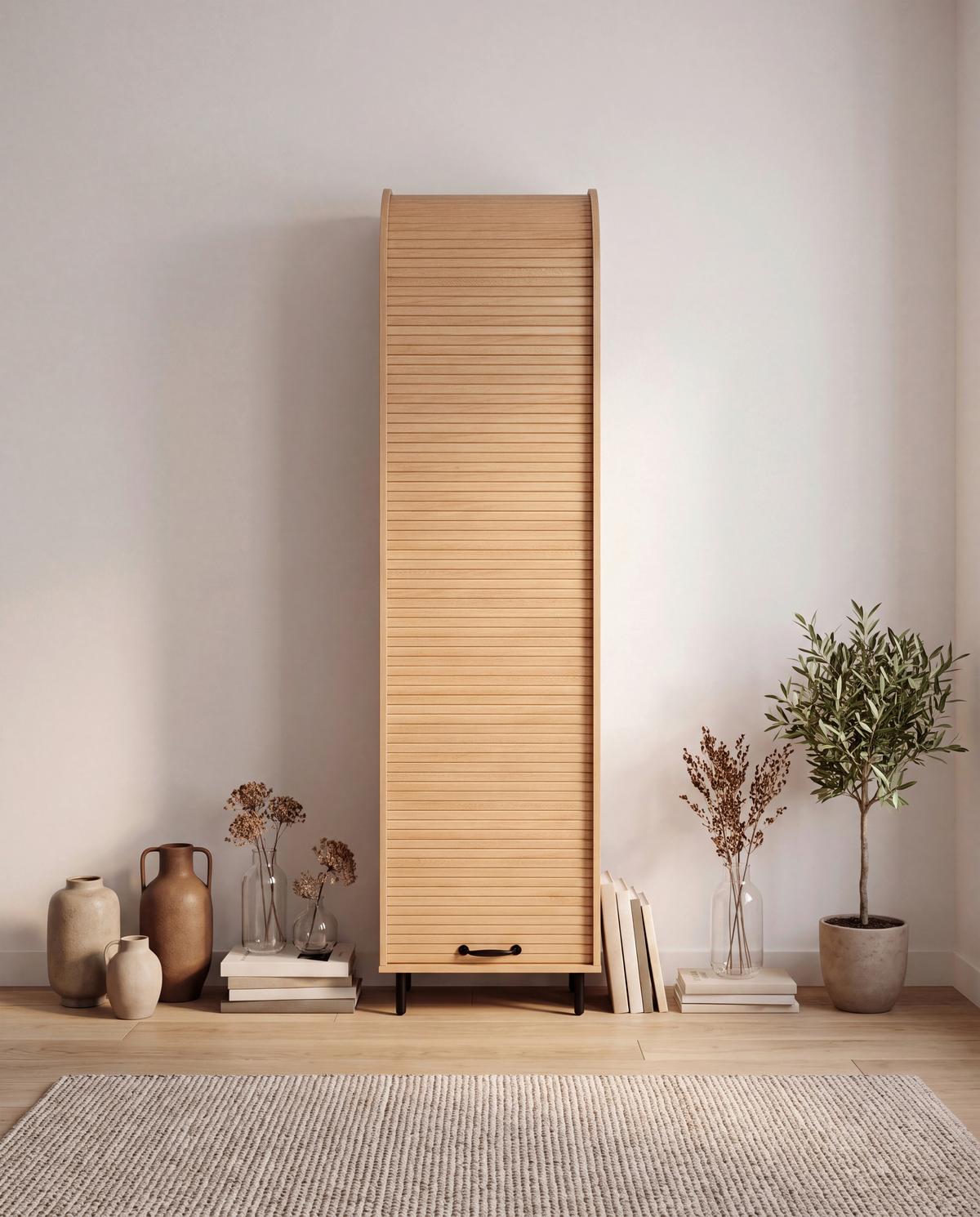 Aktenschrank Tokat Dekor Eiche B: 45 cm - MODERN, Holzwerkstoff (45/175/40cm)