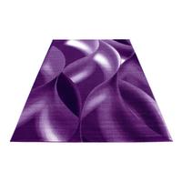 Webteppich Lila/Weiß Naturfaser Plus 160x230 cm - Lila/Weiß, Design, Textil (160/230cm)