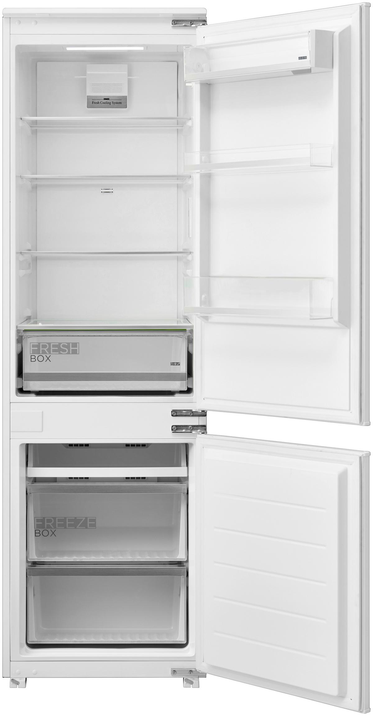 Kühl-gefrier-kombination Kg178fenf - Weiß, Basics, Glas/Kunststoff (54/178.5/54.5cm) - Midea