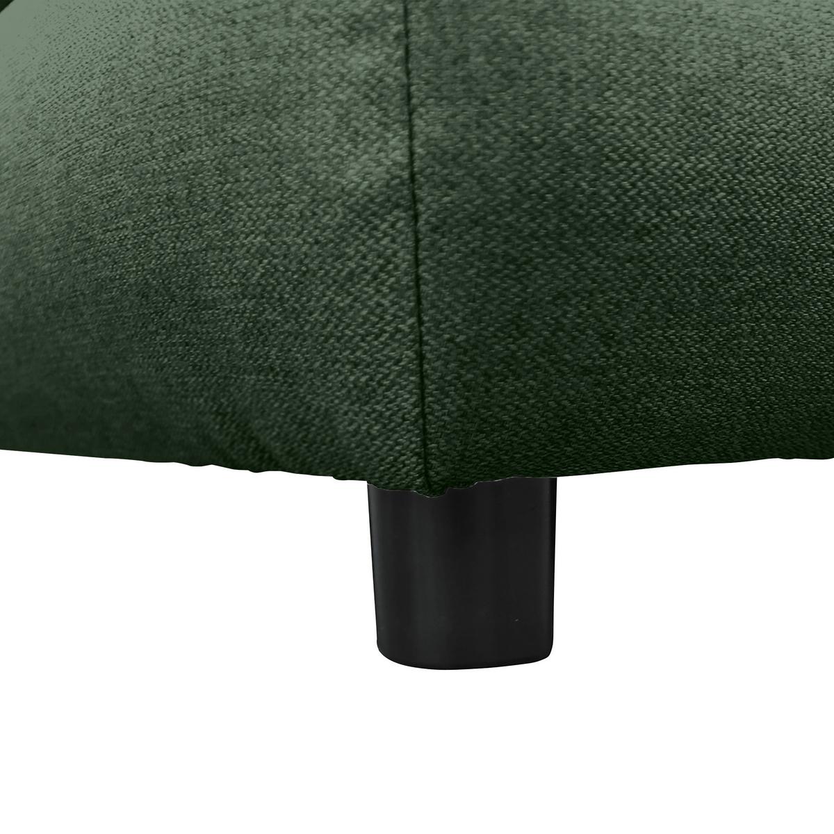 Schlafsofa Mela Grün B: 200 cm - Schwarz/Mintgrün, Design, Textil (200/88/87cm) - P & B