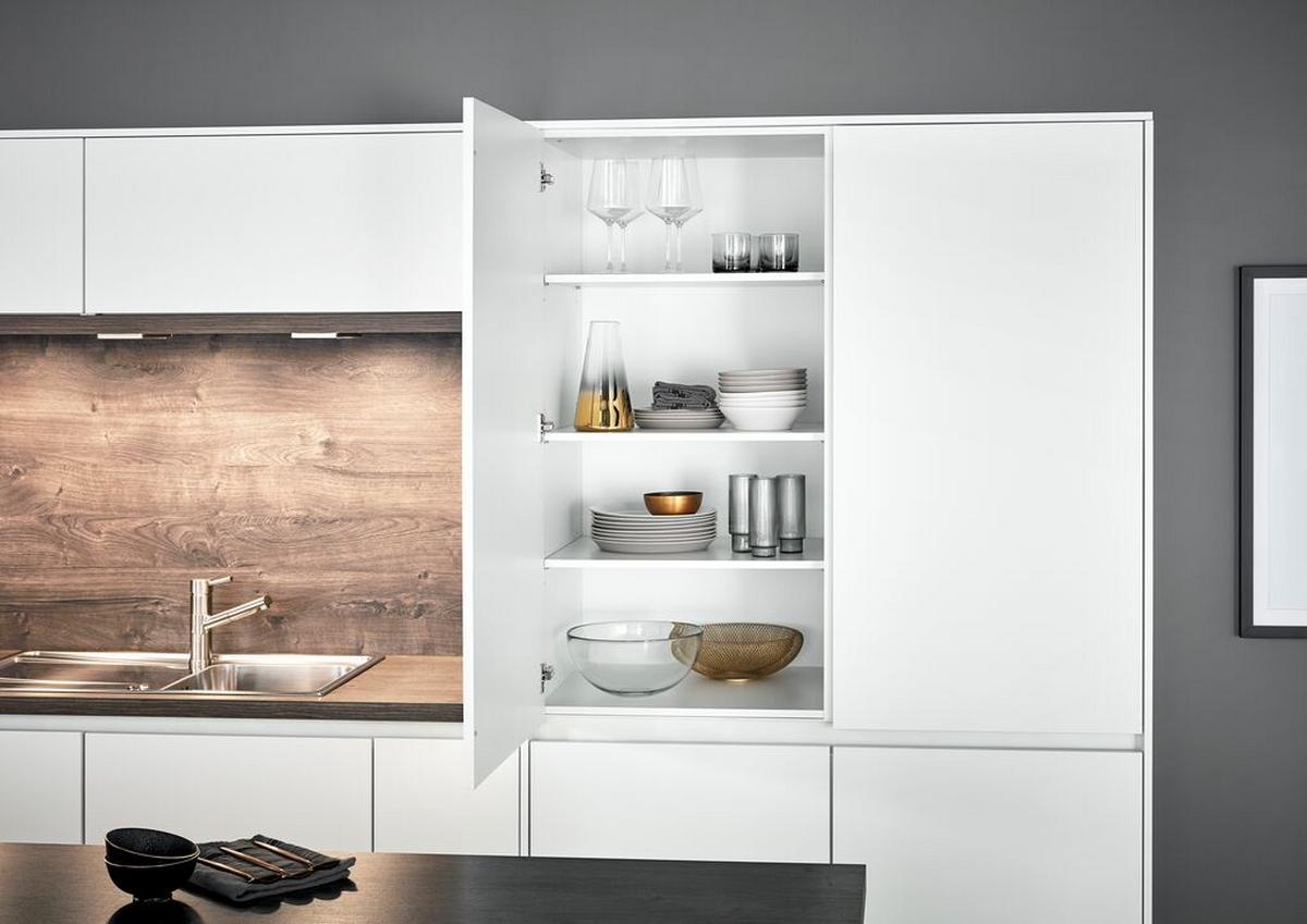 Einbauküche Ip3150 Frei Planbar Modernes Design - Eichefarben/Weiß, MODERN, Holzwerkstoff - Impuls