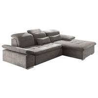 ROHOVÁ SEDAČKA WAYNE LC - barvy stříbra/jílová barva, Konvenční, kompozitní dřevo/textil (276/188cm) - MID.YOU