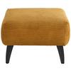 Hocker Colori Goldfarben B: 66 Cm - Goldfarben/Schwarz, MODERN, Holz/Textil (66/44/66cm) - MID.YOU