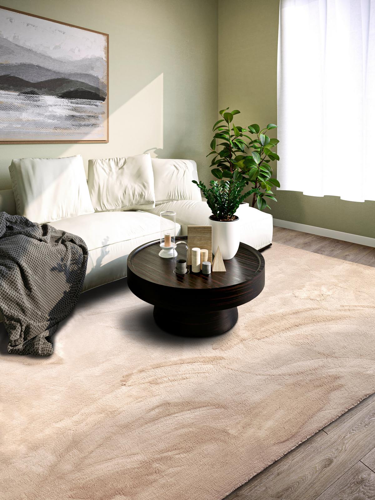 Hochflorteppich V&b Leon Creme 106159-160x230 - Creme, Basics, Textil (160/230cm) - Villeroy & Boch