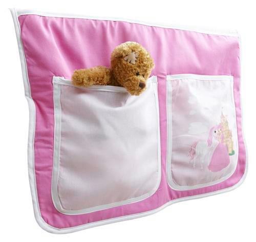 Vrecko na posteľ ružové - pink, Konventionell, textil (56/32/2cm) - MID.YOU
