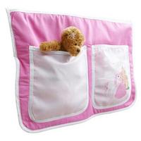 Vrecko na posteľ ružové - pink, Konventionell, textil (56/32/2cm) - MID.YOU
