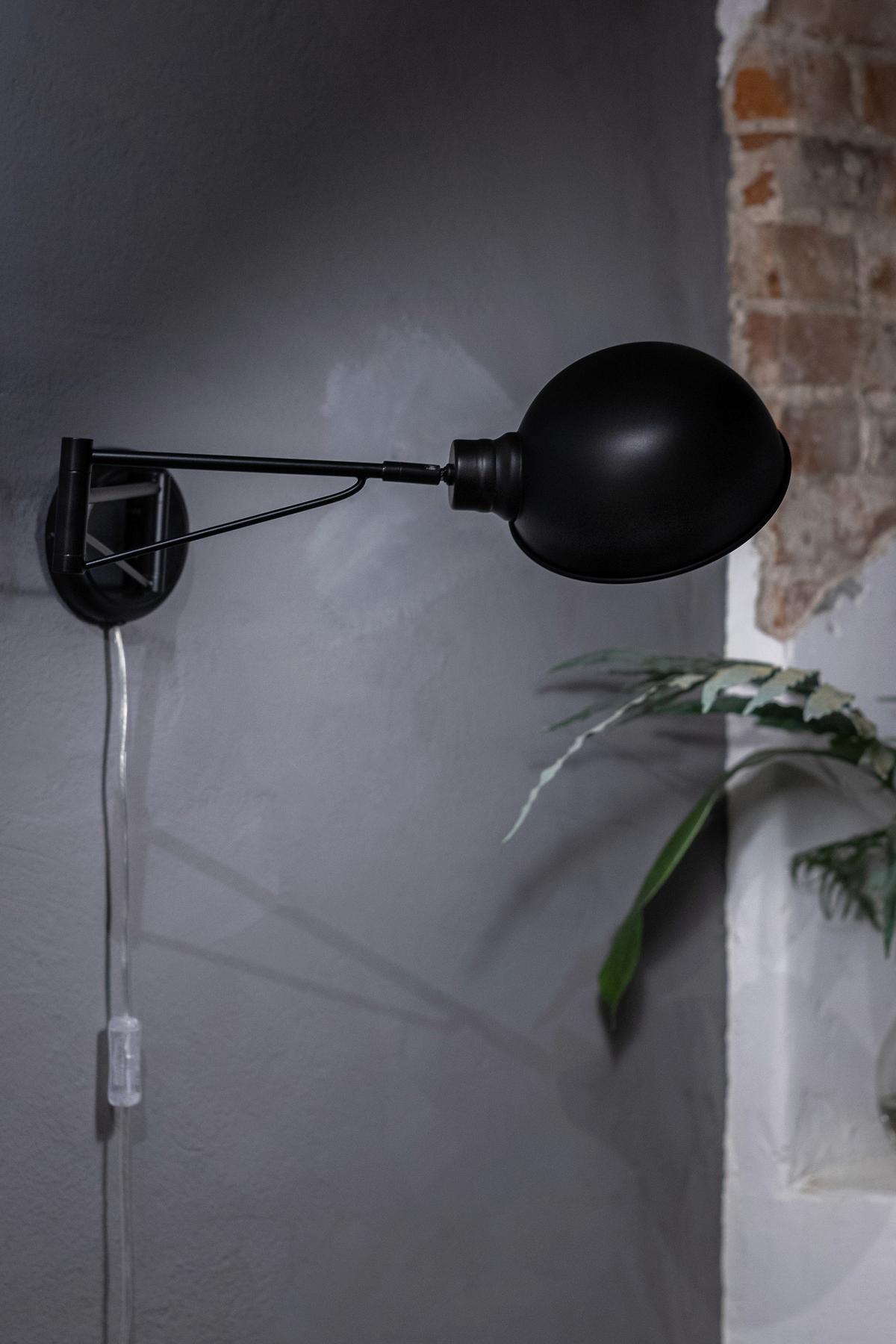 Wandleuchte Portland - Schwarz, Basics, Metall (17,5/76/15,5cm) - Markslöjd