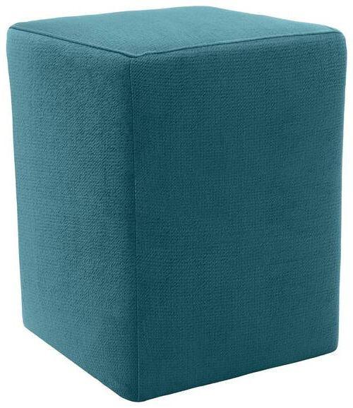 Hocker Looks Xx - Silberfarben/Petrol, Design, Textil (38/47/38cm) - LOOKS by W.Joop