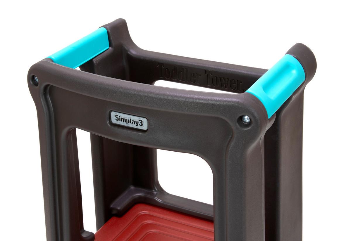 Lernturm Simplay 3 Kunststoff Dunkelbraun Verstellbar 86,1cm - Dunkelbraun, Basics, Kunststoff (42,2/35,6/86,1cm)