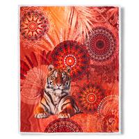 Plaid Anakin Rot Terracotta 130x160 Cm - Rot/Terracotta, Trend, Textil (130/160cm)