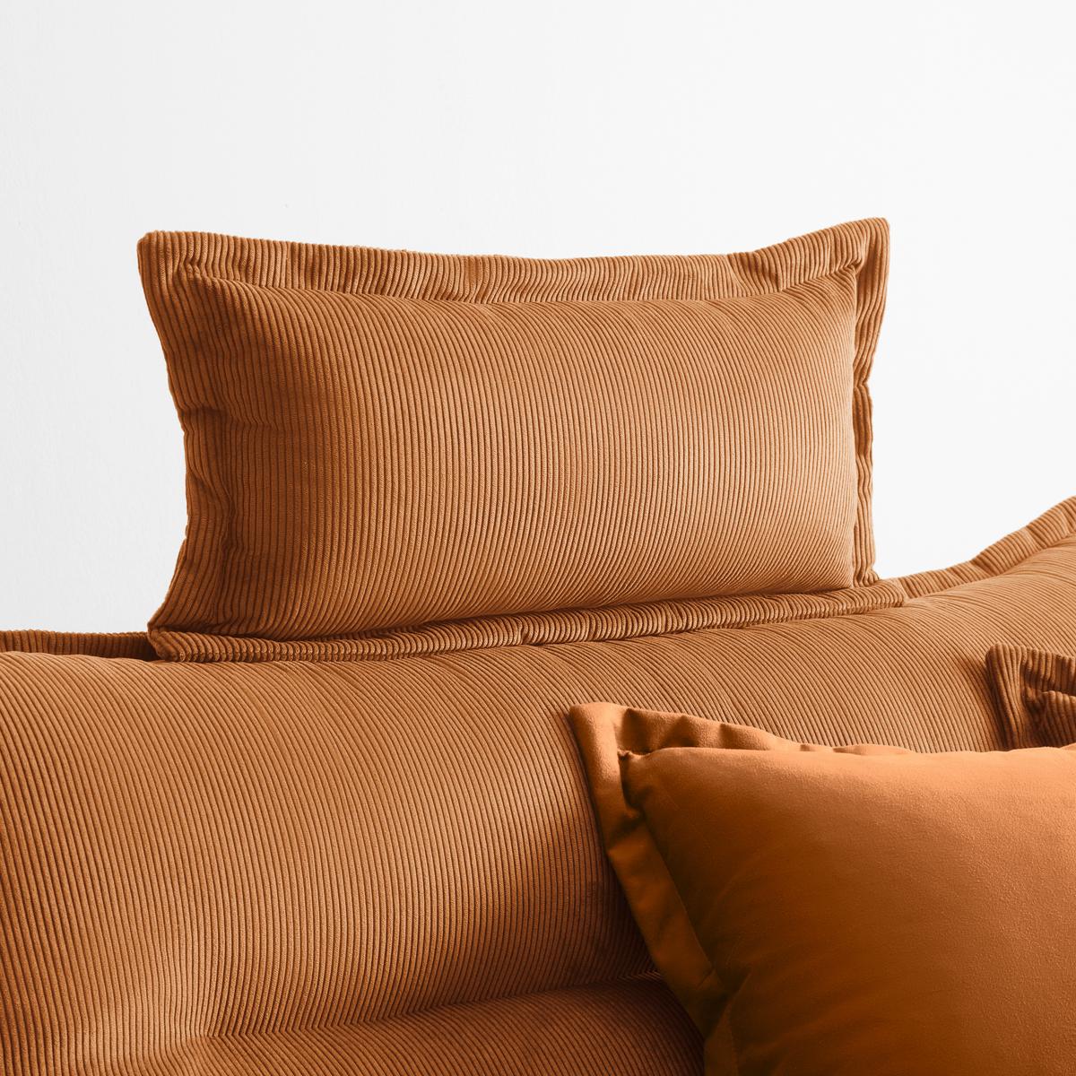 Rohová sedačka NUOVO, oboustranná, oranžová - oranžová/černá, Moderní, kov/textil (245/190cm) - Mömax