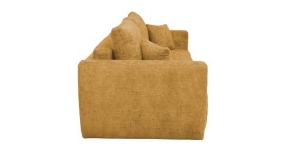 Schlafsofa Bali - Bernsteinfarben/Schwarz, MODERN, Holz/Textil (245/74-90/104cm) - Luca Bessoni