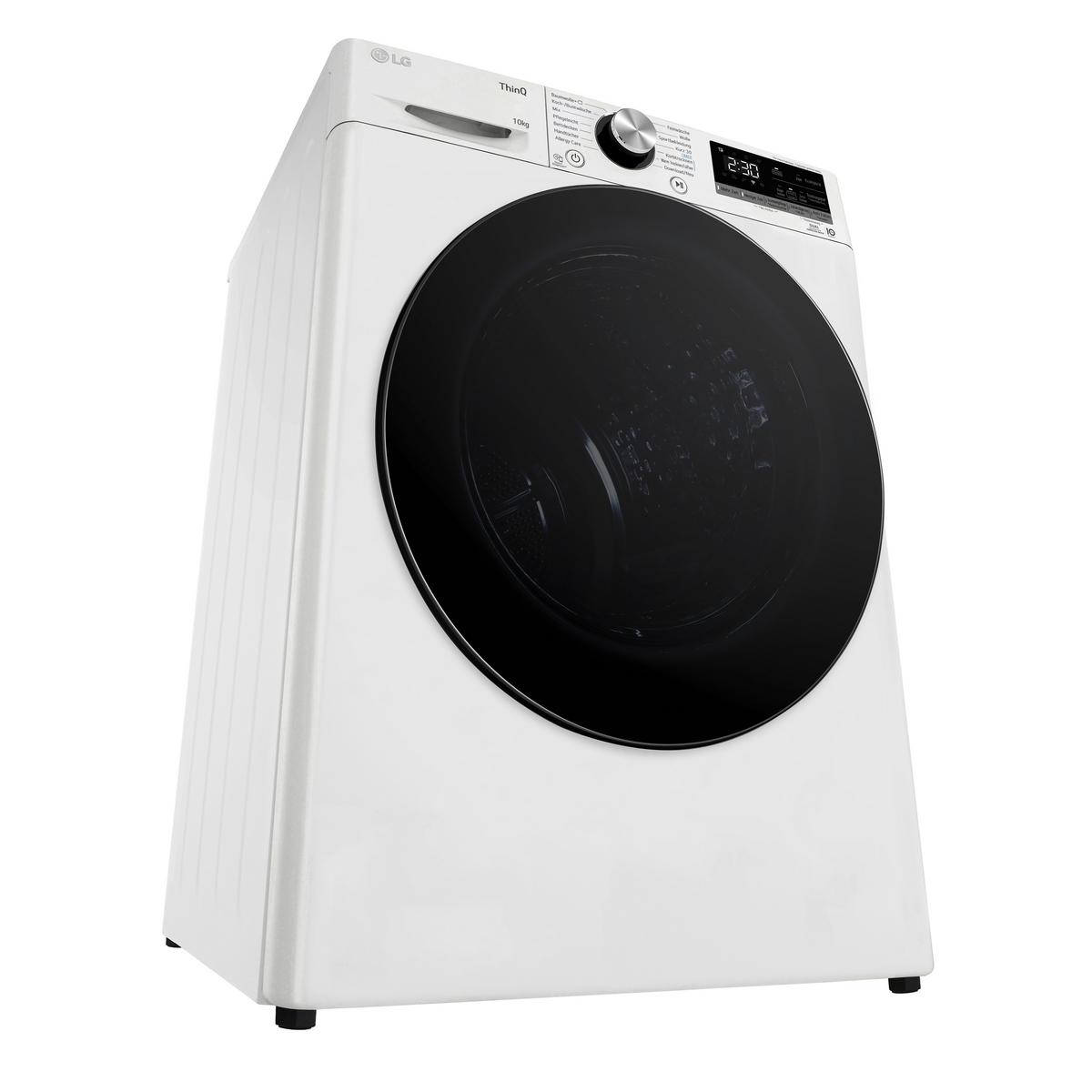 Trockner V9a2xt Weiss - Weiß, Basics, Glas/Kunststoff (60/85/66cm) - LG