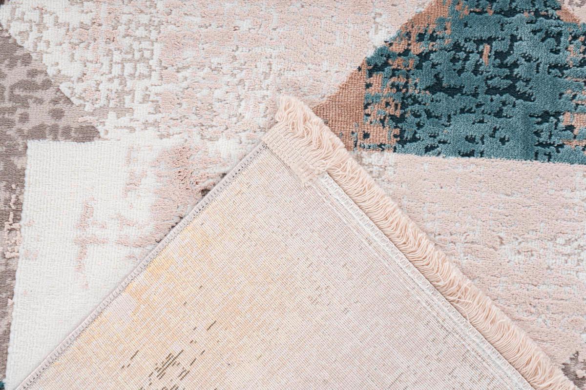 Webteppich Blau/Grau Akropolis 200x300 cm - Blau/Grau, Design, Textil (200/300cm) - Kayoom