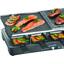RACLETTE GRILL RG 2279 CB - fekete, konvencionális, kő/fém (46,5/15/23,5cm) - BOMANN