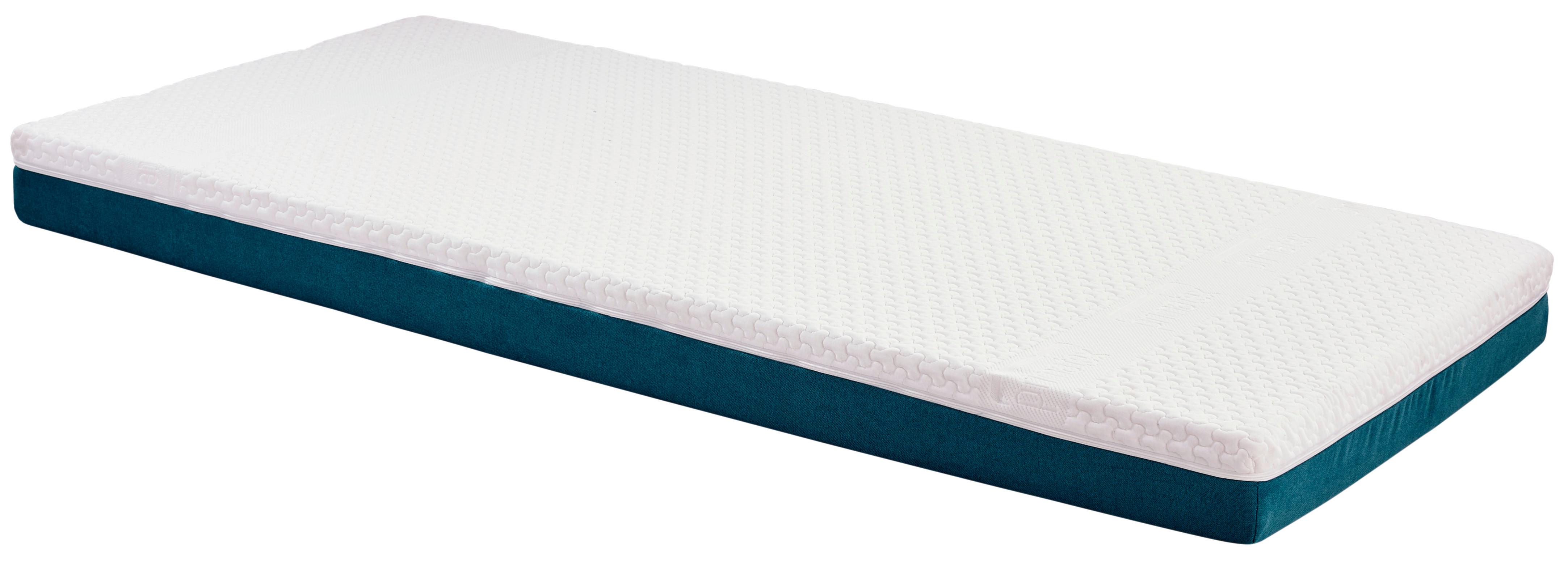 Dětská matrace ENJYO-ZOE 90x200cm, H2, modrá - bílá/tyrkysová, textil (90/200cm) - Primatex