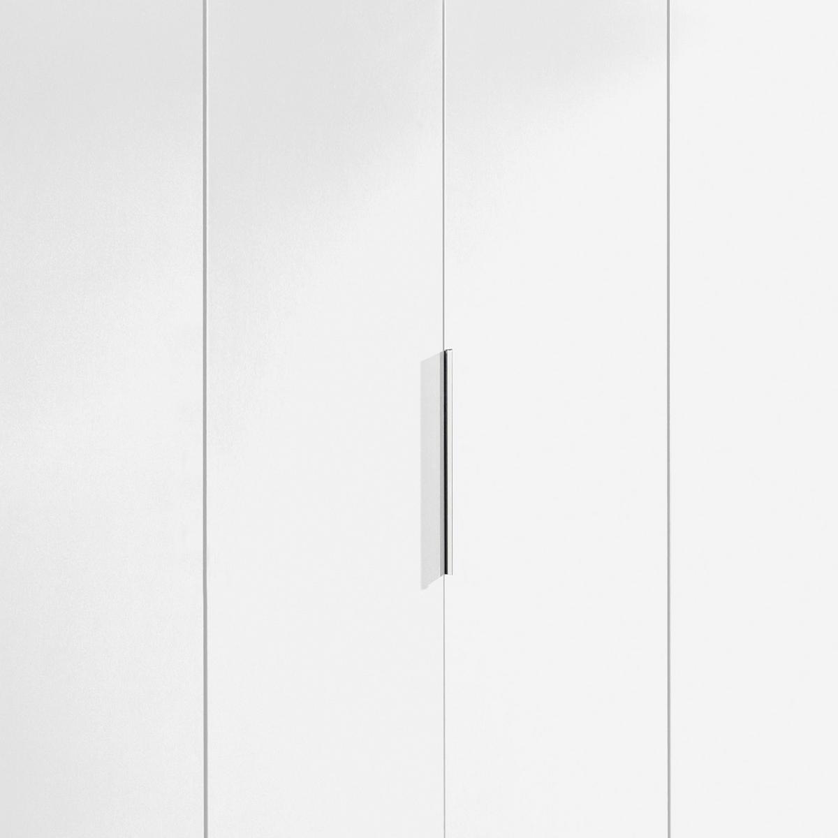 Drehtürenschrank Mit Schubladen 300cm Level 36a, Weiß Dekor - Weiß, MODERN, Holzwerkstoff (300/216/58cm) - MID.YOU
