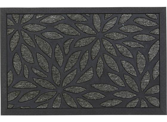 Lábtörlő Albertina - Fekete/Ezüst, modern, Műanyag (40/60cm) - Ombra Lábtörlő Albertina - Fekete/Ezüst, modern, Műanyag (40/60cm) - Ombra