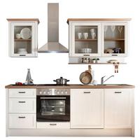 Konyhablokk Jasmin - Artisan tölgy/mandulafenyő színű, Modern, faalapú anyag (235/228/60cm)