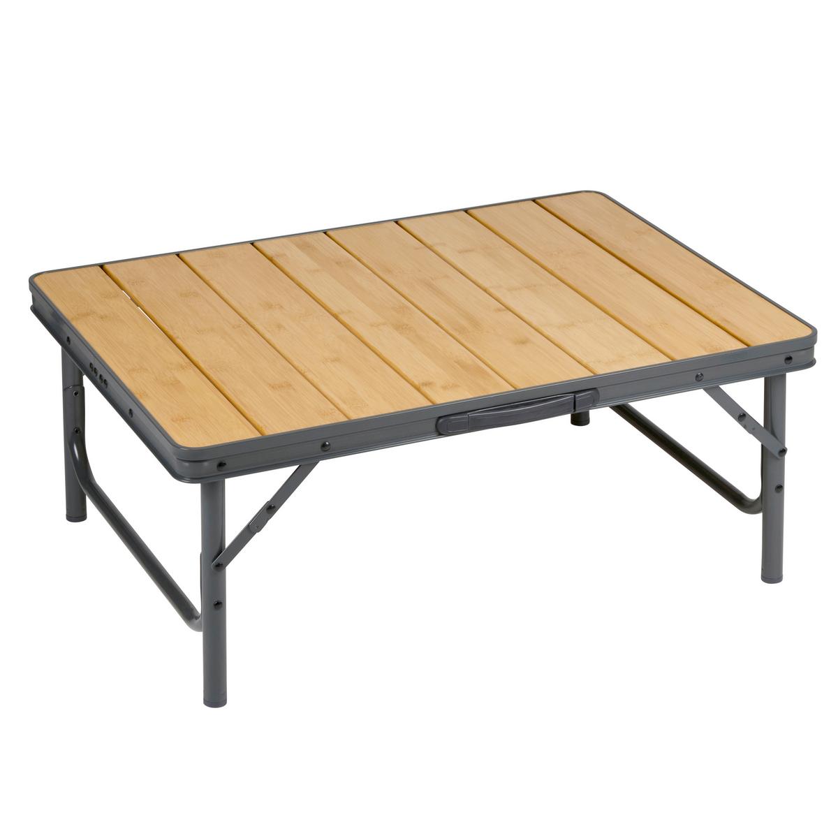 Klapptisch Braun/Schwarz max. Belastbarkeit 50 kg - Schwarz/Braun, Basics, Holz/Metall (56,5/4/75cm)