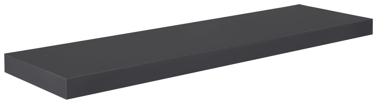 Wandboard Simple B: 80 cm Anthrazit - MODERN, Holzwerkstoff (80/3,8/23,5cm)
