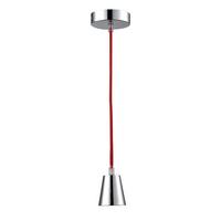 ZÁVĚS PRO SVÍTIDLA KORDULA - červená, kov/textil (100/10/10cm) - Modern Living