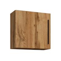 Závěsná skříňka Arila š: 50 cm, dub medový - černá/medový dub, Moderní, kov/kompozitní dřevo (50/50/30cm) - MID.YOU