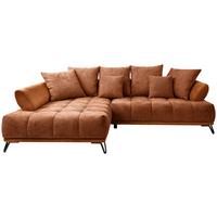 LARGO, ľavá, medená, potreba šírky dverí 90 cm - medená/čierna, Modern, kov/textil (184/262cm)