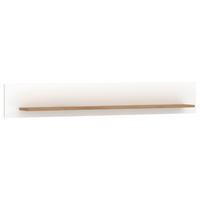 Wandboard Oreta B: 141 Cm Weiß Hochglanz/eichefarben - Eichefarben/Weiß, MODERN, Holzwerkstoff (141/22/19cm)
