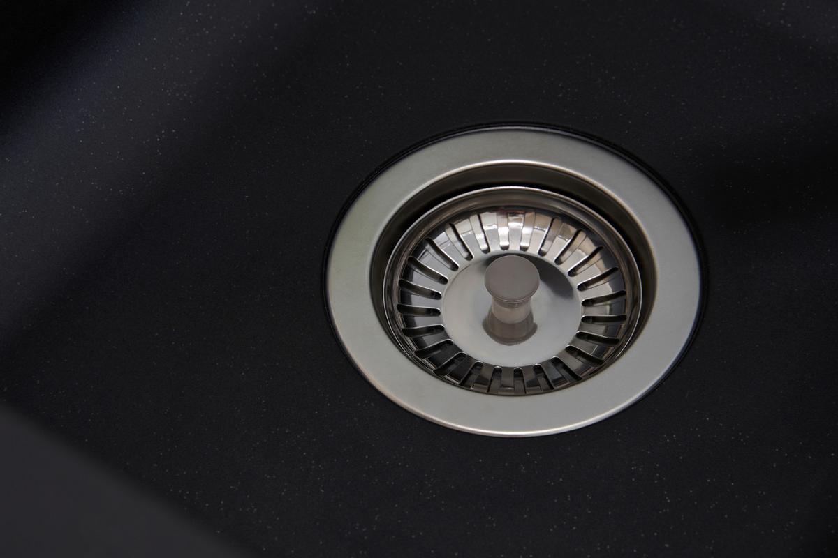 Spüle Respekta Denver Kunststein Bxt: 100x50 cm - Schwarz, Trend, Glas/Kunststoff (100/20/50cm) - Respekta