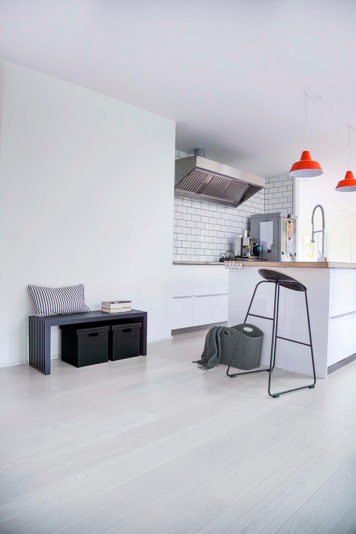 Sitzbank Schwarz Rib 104x43 Cm - Schwarz, KONVENTIONELL, Holz (104/43/35cm) - MID.YOU