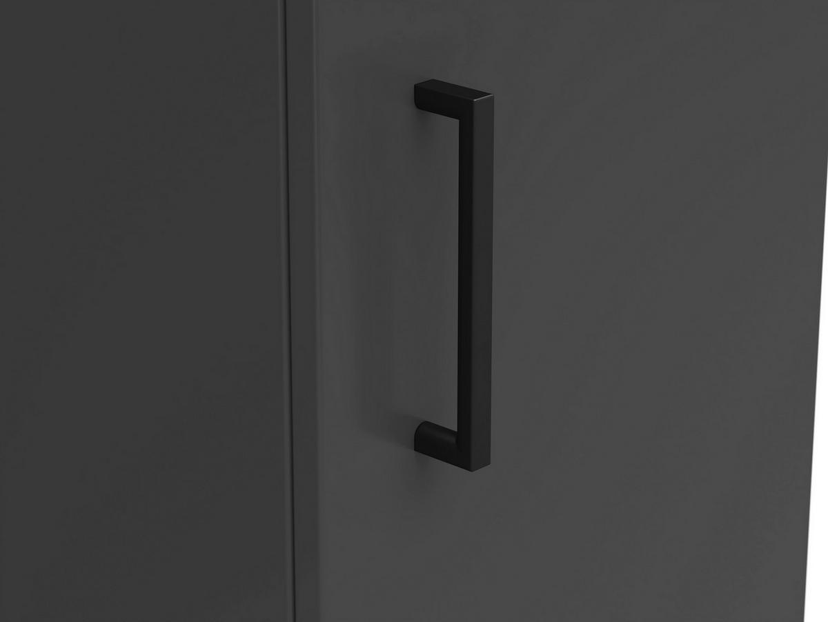 Szekrény Multistauraum - grafitszürke, Modern, faalapú anyag (30/83/40cm) - Carryhome