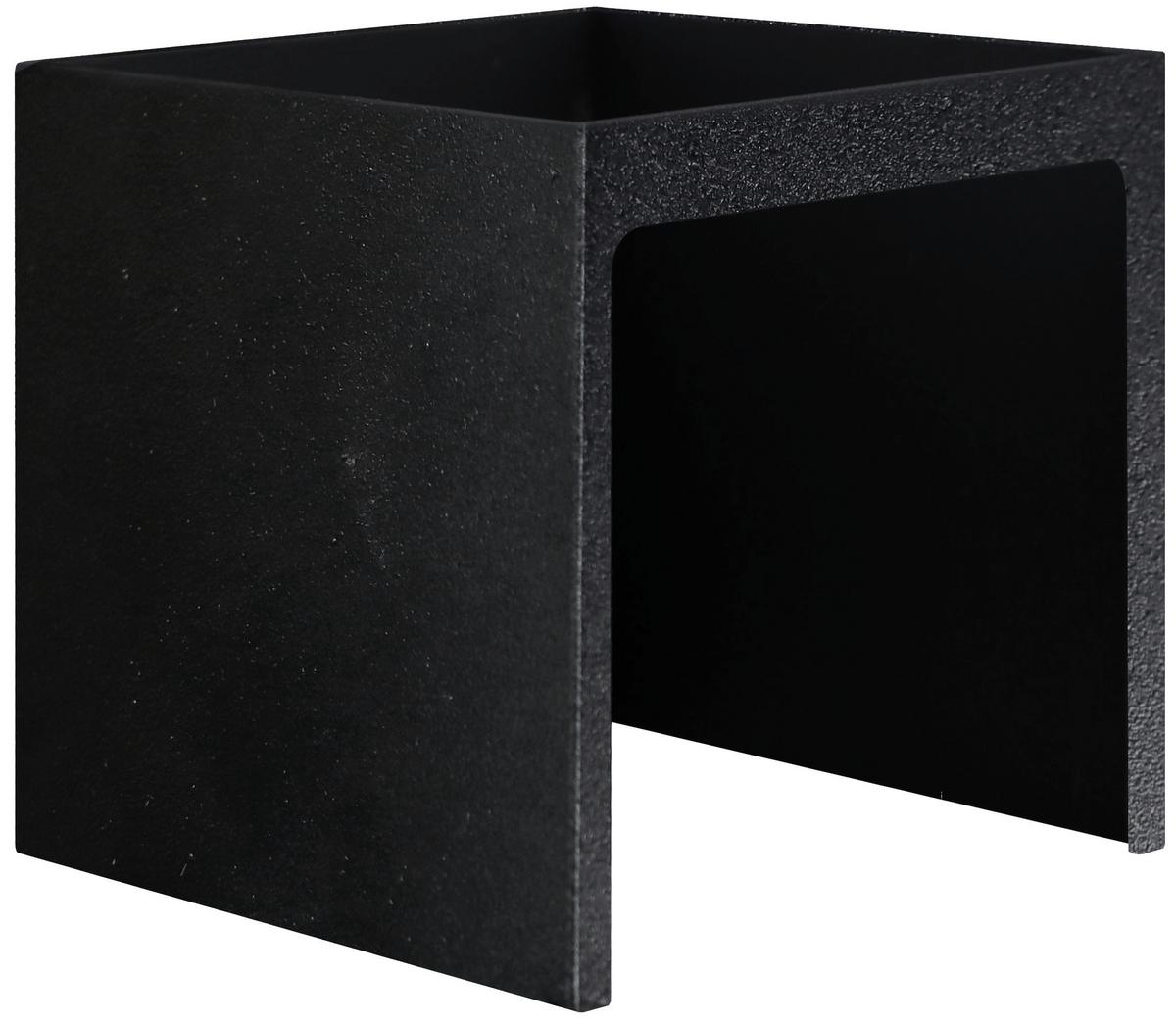 Außenwandleuchte 2528000351996 Wandl Kappa - Schwarz, Design, Metall (10/10/10cm)