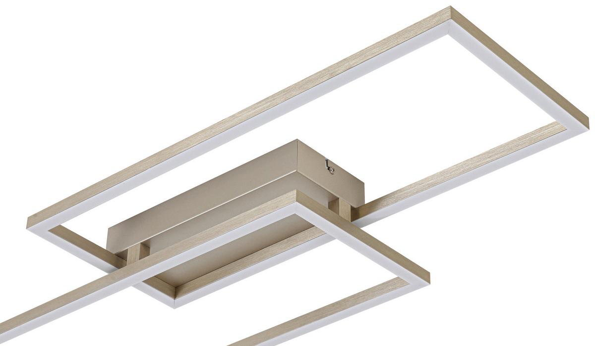 STROPNÉ LED SVIETIDLO CEM - šampanská, Modern, kov/plast (75/30/7cm) - Mömax