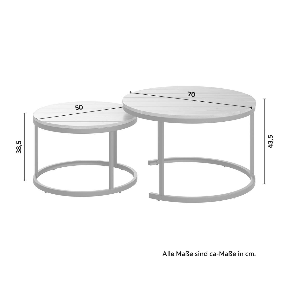 Záhradní sedací souprava LORENA - šedá/černá, Moderní, kov/dřevo (241/67/69cm) - Bessagi Garden