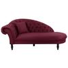 Récamiere Cupido - Rot/Schwarz, Design, Textil (216/91/103cm) - MID.YOU