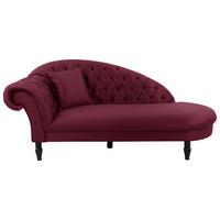 Récamiere Cupido - Rot/Schwarz, Design, Textil (216/91/103cm) - MID.YOU