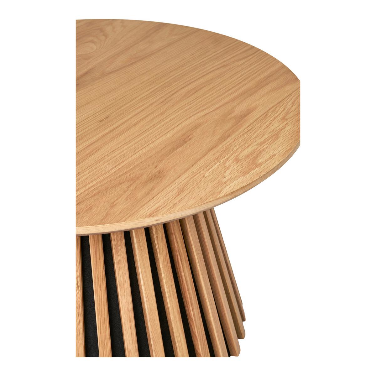 Couchtisch Osaka Hellbraun B: 70cm - Hellbraun/Schwarz, Design, Holz/Textil (70/70/45cm) - MID.YOU