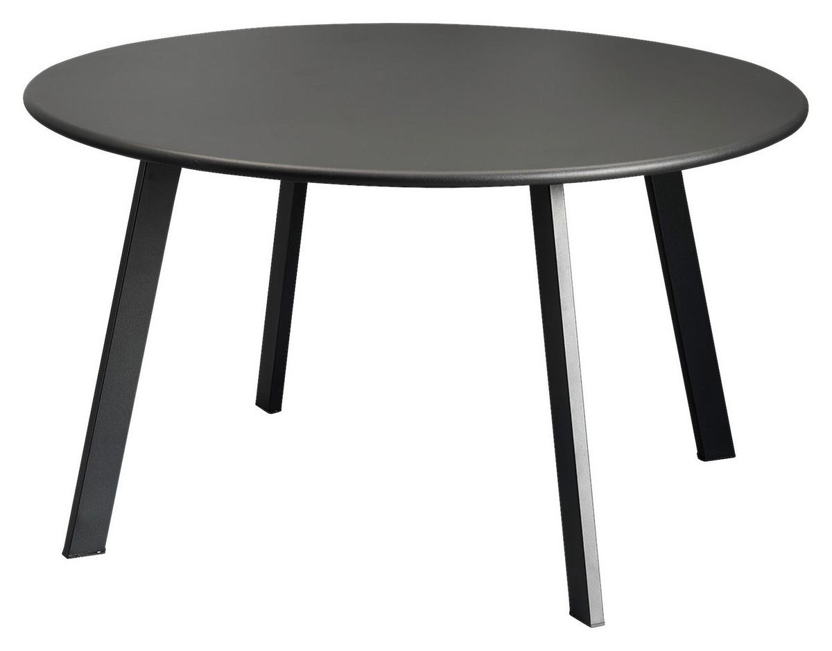 Couchtisch Rund Gusseisen New York Schwarz - Schwarz, Design, Metall (70/40/70cm) - P & B