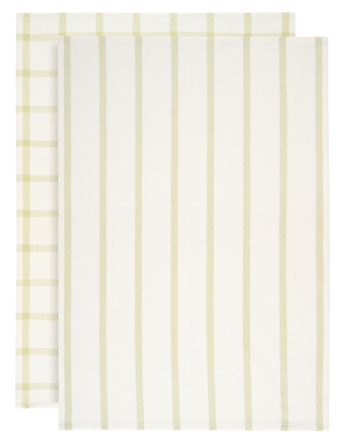 SADA UTIEROK NA RIAD EMMA - biela/zelená, Konventionell, textil (50/70cm) - Mömax