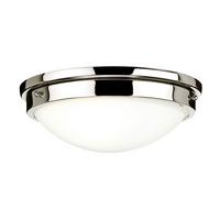 Deckenleuchte Fe-Gravity-F-Pn - Nickelfarben, Basics, Glas/Metall (31.8/10.8 cm) - Elstead Lighting
