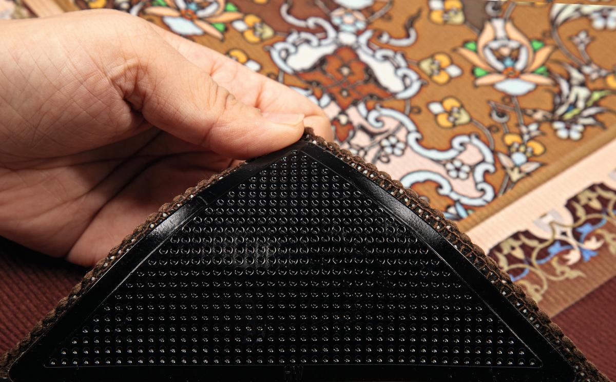 Csúszásgátló Alátét Valeria - fekete, Modern, textil (15/2,5/7,5cm) - Ondega