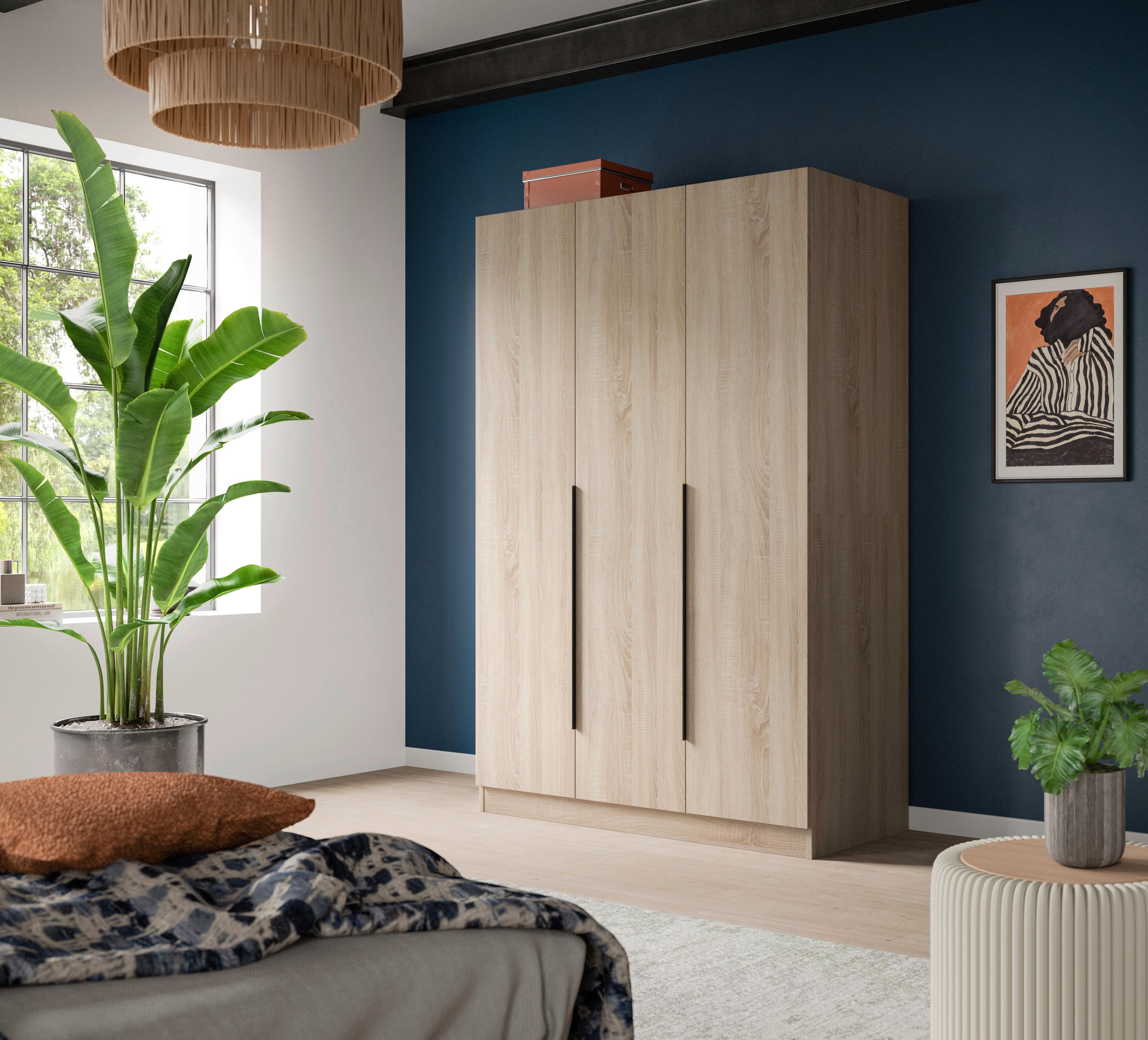 Drehtürenschrank Kopenhagen Sonoma Eiche B: 120 cm