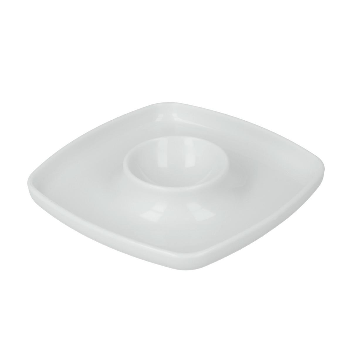 Eierbecherset Murat, Weiß 3er B/h/t: Ca. 9,5/16/3,2 Cm - Weiß, Basics, Kunststoff (9,5/16/3,2cm) - Metaltex