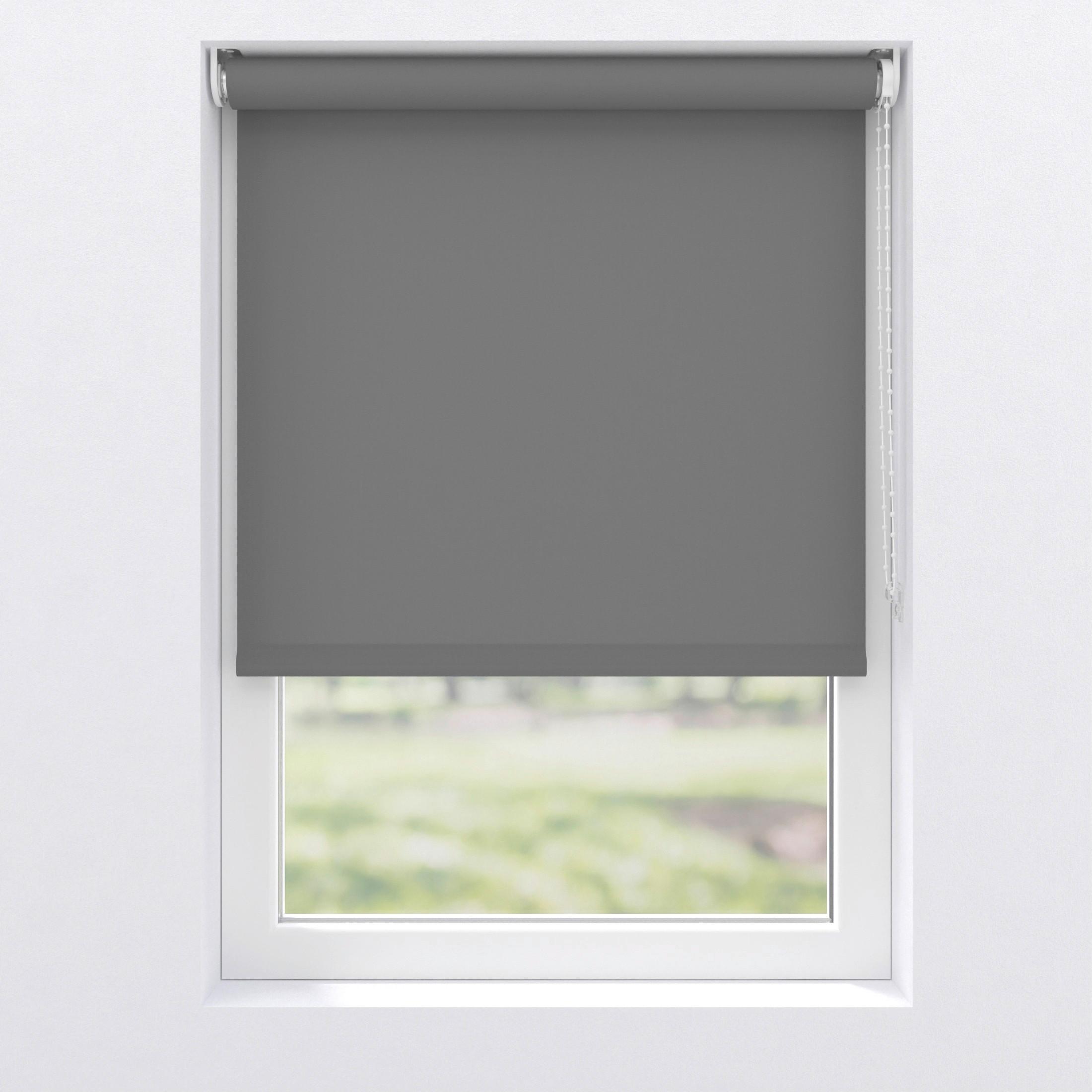 Rollo 150x190 cm mit Kettenzug - Anthrazit, Basics, Kunststoff (150/190cm)