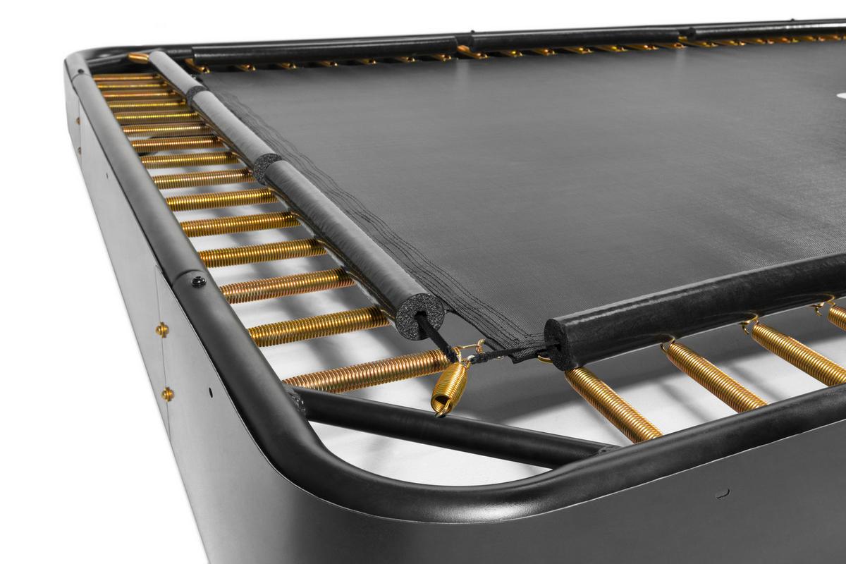 Trampolin 5366a - Schwarz, KONVENTIONELL, Metall (244/396cm) - Salta