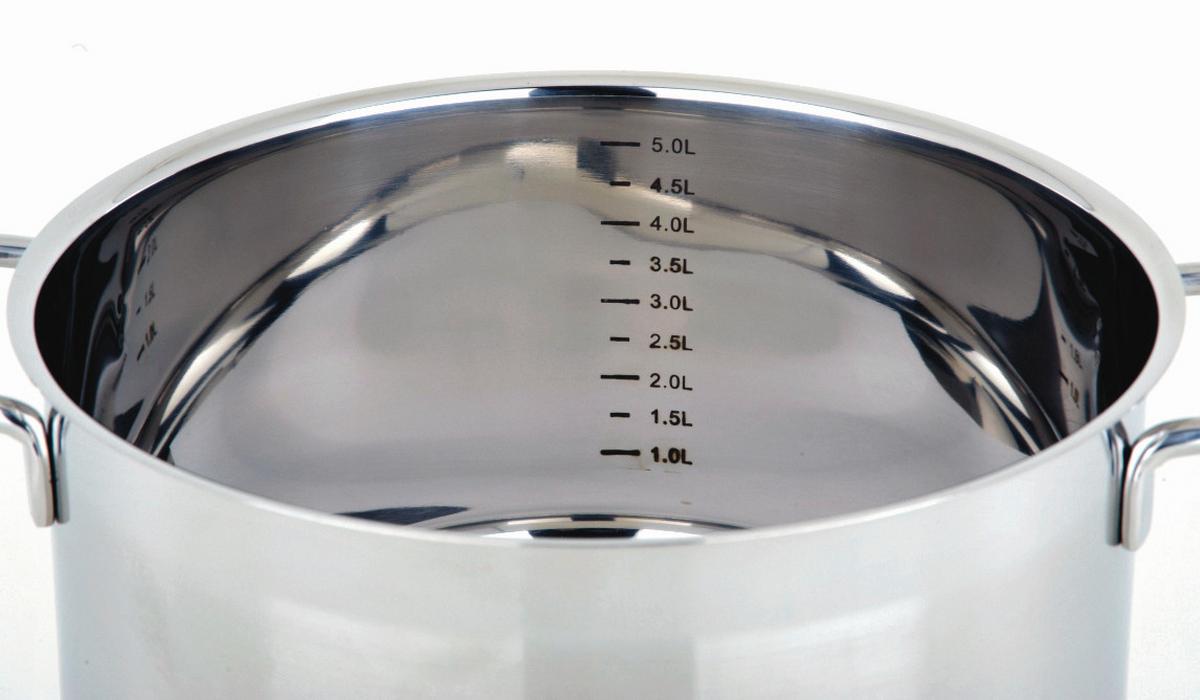 Kochtopfset Edelstahlfarben - Klar/Edelstahlfarben, Basics, Glas/Metall - GSW