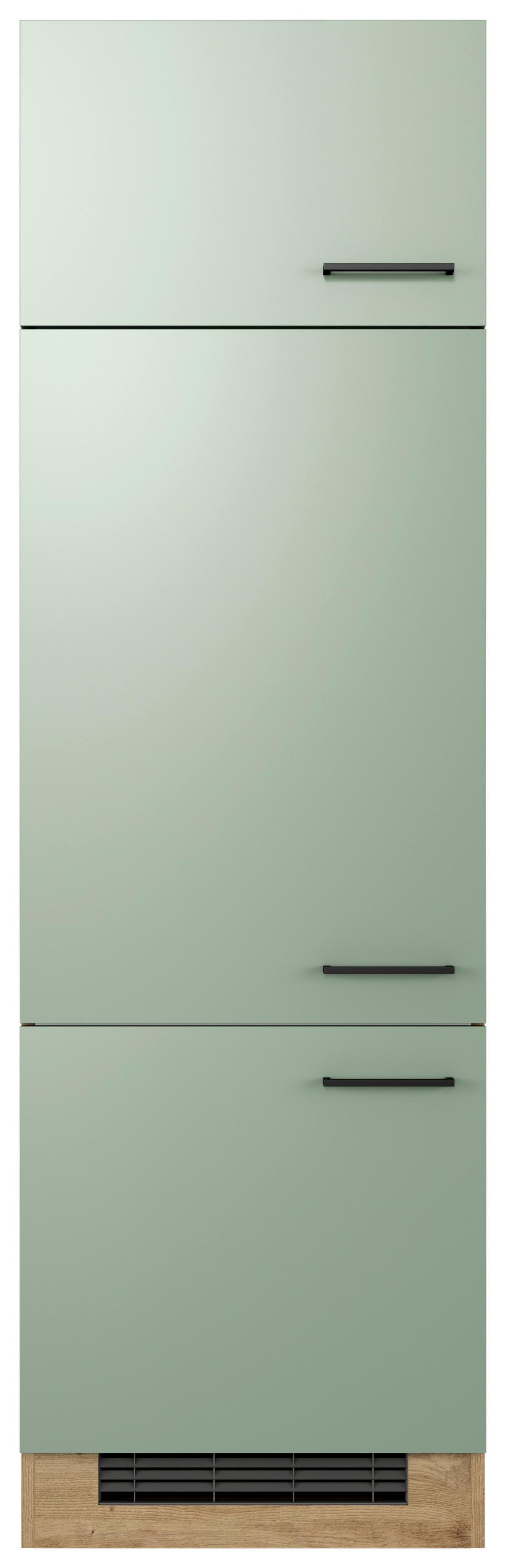 SKŘÍŇKA NA SPOTŘEBIČE CARA GIT 60 - černá/zelená, Konvenční, kov/kompozitní dřevo (60/200/57cm) - FlexWell