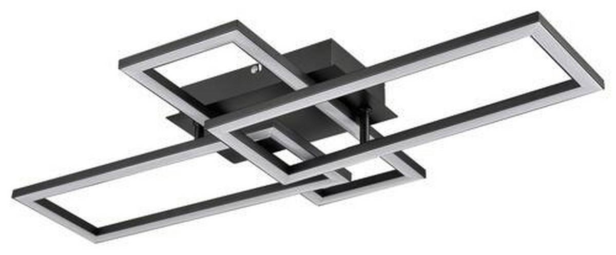 Stropní svítidlo Ferm, černá, max.24 W - černá, Moderní, plast (65/34,8/7,3cm) - Premium Living