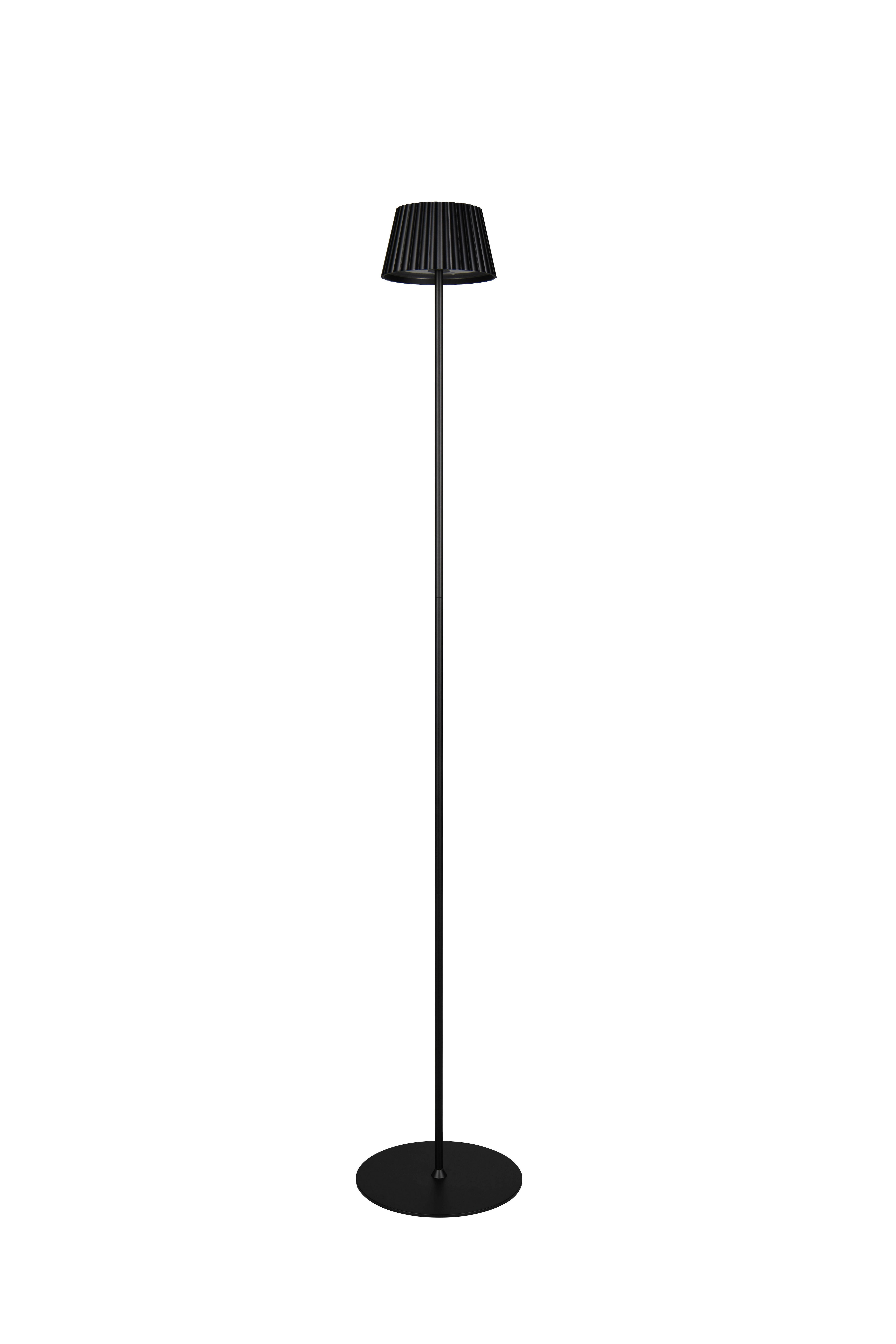 Akku-Stehleuchte R47706132 Suarez - Schwarz, Design, Metall (13,5/123cm)